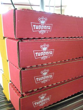 toppers pizza tallboy